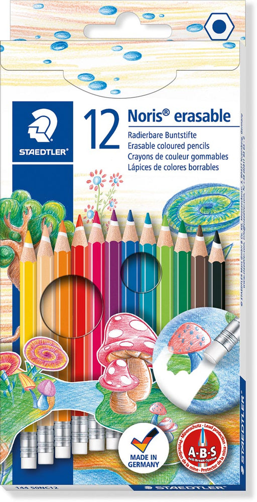 Staedtler kleurpotlood Noris Club uitgombaar 12 potloden 10 stuks, OfficeTown