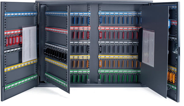 Sleutelkast voor 300 sleutels, ft 14 x 54 x 72 cm, donkergrijs