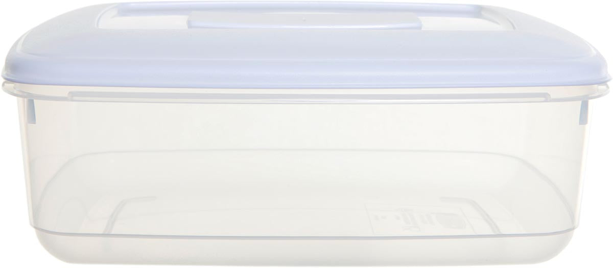 Vershouddoos van Whitefurze, 3 liter, transparant met wit deksel