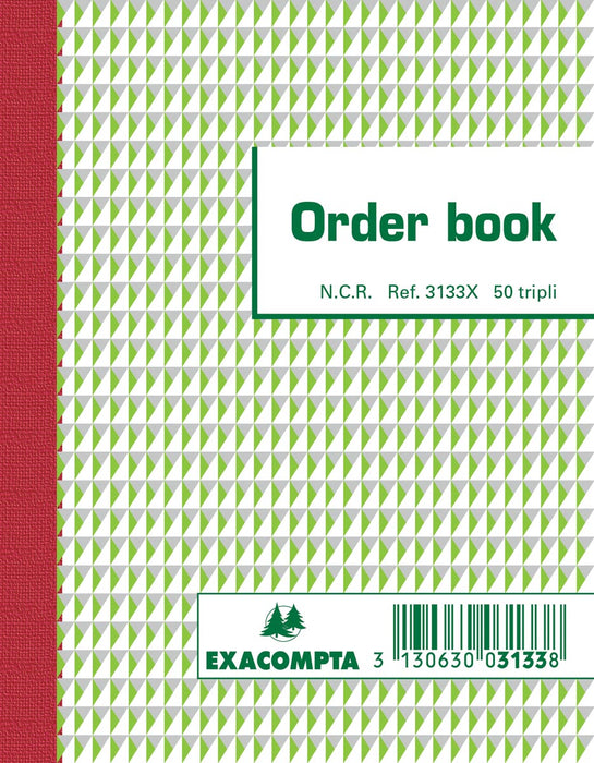 Orderboek Exacompta, ft 13,5 x 10,5 cm, tripli (50 x 3 vel)