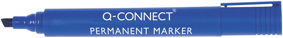 Q-CONNECT permanent marker, 2-5 mm, schuine punt, blauw