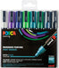 Posca paintmarker PC-5M, set van 8 markers in geassorteerde koude kleuren 12 stuks, OfficeTown