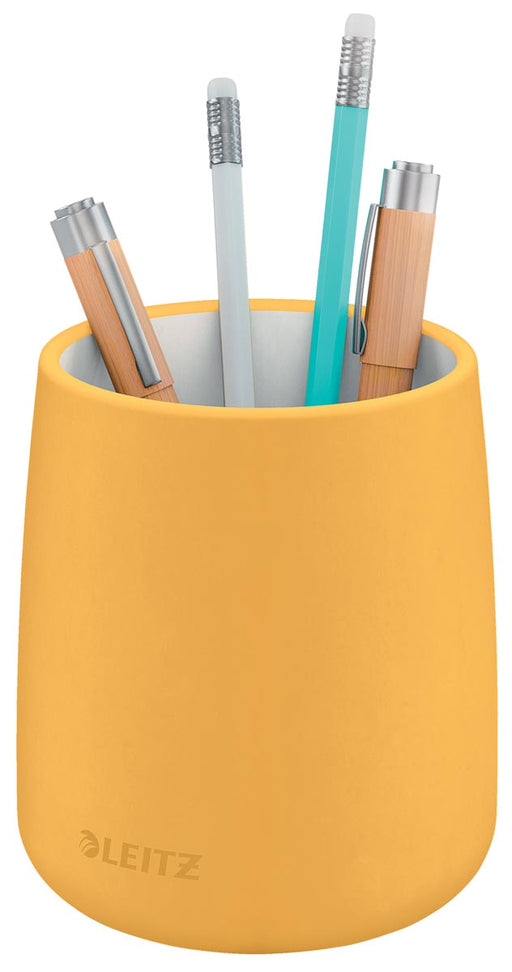 Leitz Cosy keramisch pennenbakje, geel 12 stuks, OfficeTown