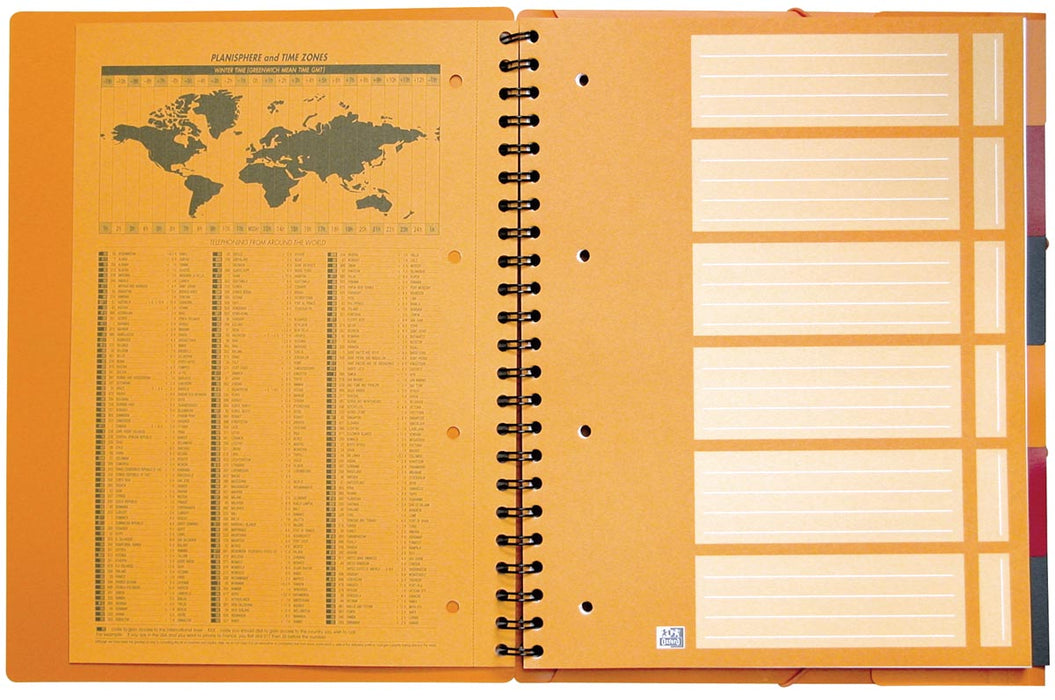 Oxford Internationale Organiserbook, 160 pagina's, ft A4+, gelinieerd