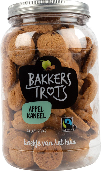 Hoppe Bakkers Trots koekjes Appel Kaneel, niet individueel verpakt, pot van 880 g