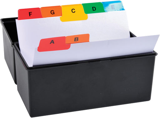 Exacompta tabbladen voor systeemkaartenbakken, 25 tabs, ft A7 10 stuks, OfficeTown