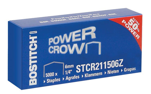 Bostitch nietjes STCR211506Z, 6 mm, voor B8R, B8HC, B8HDP, B8P, B8E, doos van 5.000 nietjes 40 stuks, OfficeTown