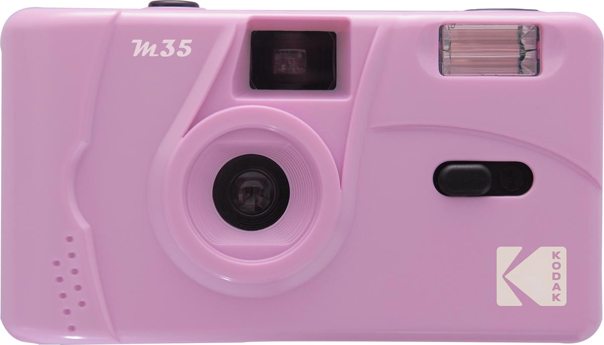 Kodak analoge filmcamera M35, paars