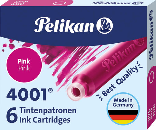 Pelikan inktpatronen 4001 roze 10 stuks, OfficeTown