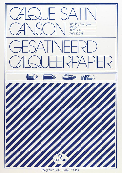 Canson kalkpapier A3, 10 vellen, 90 g/m²