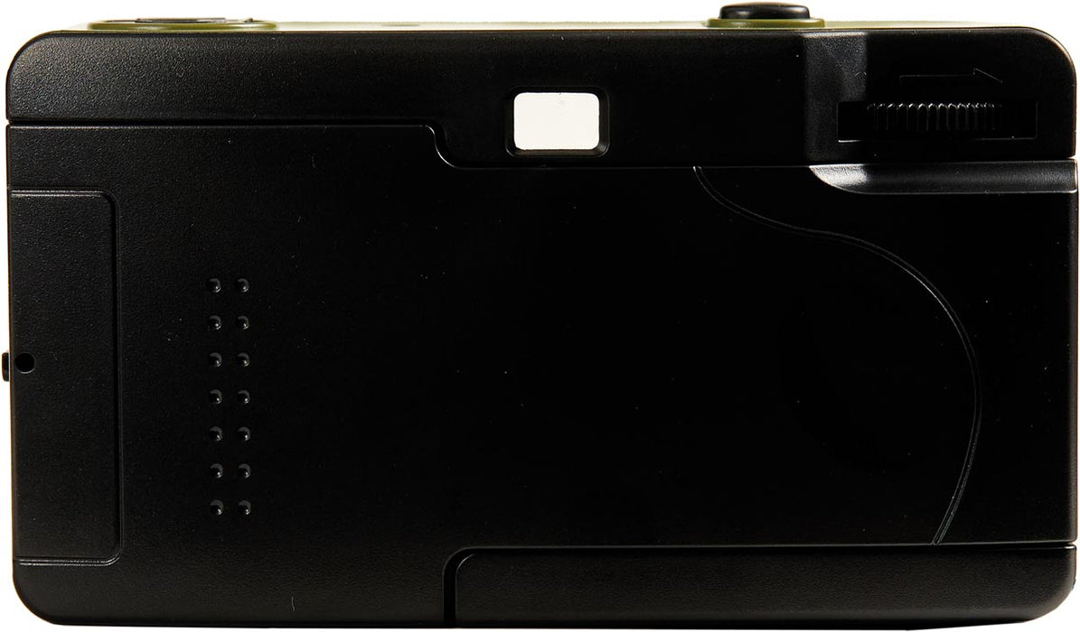 Kodak analoog fototoestel M35, olijfgroen met handmatige filmoproller