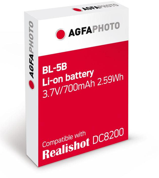 AgfaPhoto reservebatterij voor digitale fotocamera DC8200