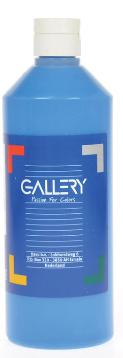 Galerij plakaatverf op waterbasis, 500 ml, blauw