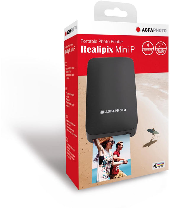 AgfaPhoto fotoprinter Realipix Mini P, zwart - OfficeTown
