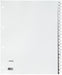 alfabetische tabbladen van Q - CONNECT, A4, PP, 24 tabs, grijs - OfficeTown