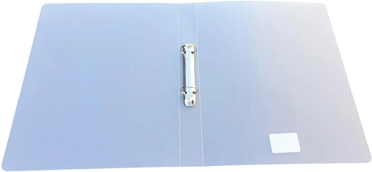 Alpha ringmap, voor ft A4, uit PP, 2 ringen van 25 mm, transparant wit - OfficeTown