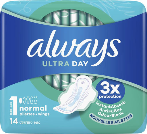 Always Ultra Day maandverband Normal, pak van 14 stuks - OfficeTown