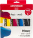 Amsterdam acrylverf primair 120 ml, 5 tubes + 3 tuiten - OfficeTown