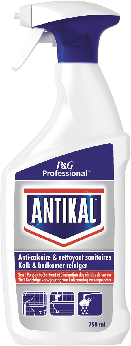 Antikal kalk - en badkamerreiniger 2in1, spray van 750 ml - OfficeTown