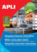 Apli afneembare witte etiketten ft 48,5 x 25,4 mm (b x h), 4.400 stuks, 44 per blad (3054) - OfficeTown