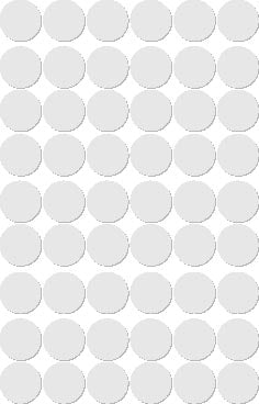 Apli ronde etiketten in etui Ø 13 mm, wit, 210 stuks, 35 per vel (2661) - OfficeTown