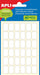 Apli witte etiketten ft 10 x 16 mm (b x h), 216 stuks, 36 per blad (2669) - OfficeTown