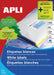 Apli witte etiketten Ft 105 x 148 mm (b x h), 400 stuks, 4 per blad (1280) - OfficeTown