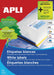 Apli witte etiketten ft 70 x 25,4 mm (b x h), 3.300 stuks, 33 per blad (1270) - OfficeTown