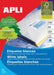 Apli witte etiketten Ft 70 x 36 mm (b x h), 2.400 stuks, 24 per blad (1298) - OfficeTown