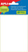 Apli witte etiketten ft 81 x 110 mm (b x h), 6 stuks, 1 per blad (2688) - OfficeTown