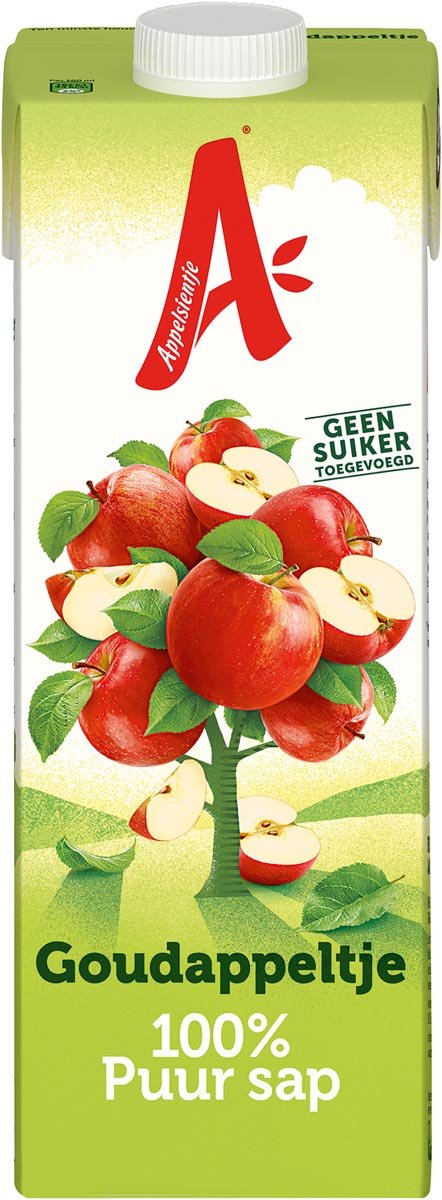 Appelsientje Goudappeltje 1 l, pak van 12 stuks - OfficeTown