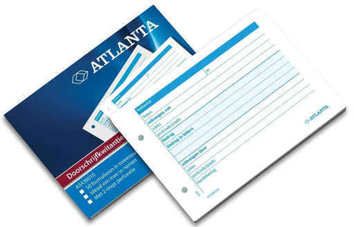 Atlanta doorschrijfkwitantieblok met Jalema Ft 10,5 x 14,8 cm (A6) - OfficeTown