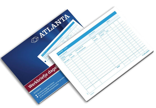 Atlanta Jalemawerkbriefjes Dagboek A5 - OfficeTown