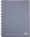 Atoma Eco schrift, ft A4 +, 120 bladzijden, geruit 5 mm, met 6 tabbladen en 5 showtassen, assorti - OfficeTown