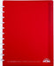 Atoma Eco schrift, ft A4 +, 120 bladzijden, geruit 5 mm, met 6 tabbladen en 5 showtassen, assorti - OfficeTown
