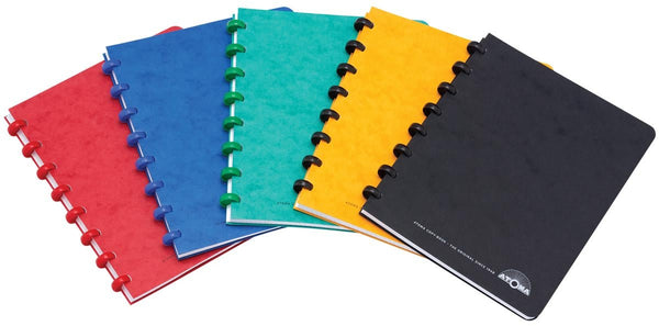 Atoma Klassiek notitieboek, A5-formaat, 100 pagina's, gelinieerd, diverse kleuren