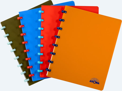 Atoma Nature schrift, ft A5, 144 bladzijden, gelijnd, geassorteerde kleuren - OfficeTown