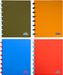 Atoma Nature schrift, ft A5, 144 bladzijden, geruit 5 mm, geassorteerde kleuren - OfficeTown