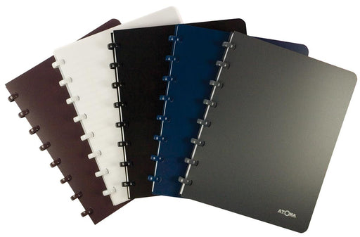 Atoma notitieboek, A5 - formaat, 144 pagina's, PP, gelinieerd, geassorteerde kleuren - OfficeTown