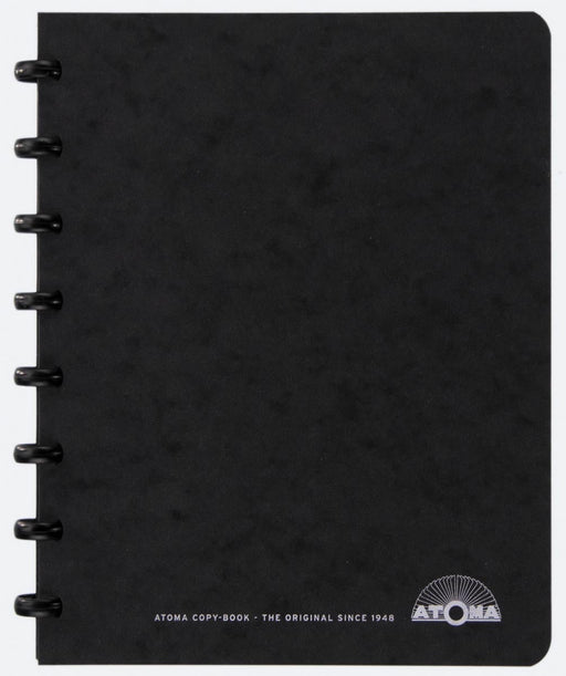 Atoma notitieboek, ft A5, zwart, geruit 5mm - OfficeTown