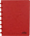 Atoma schrift, ft A5, 144 bladzijden, commercieel geruit, rood - OfficeTown