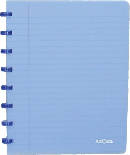 Atoma Trendy notitieboek, A5 formaat, 144 pagina's, geruit 5 mm, transparant blauw - OfficeTown