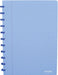 Atoma Trendy notitieboek, ft A4, 144 pagina's, gelinieerd, transparant blauw - OfficeTown