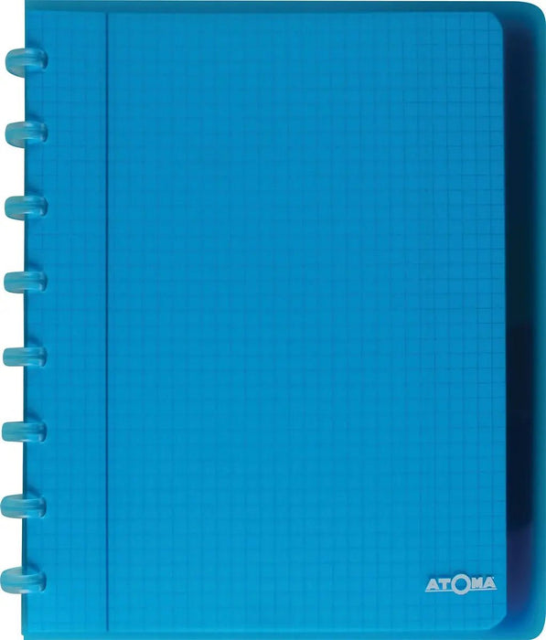 Atoma Trendy schrift A5+, 120 pagina's, geruit 5 mm, met 6 tabbladen, in diverse kleuren - OfficeTown