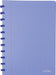 Atoma Trendy schrift, ft A4, 144 bladzijden, commercieel geruit, transparant blauw - OfficeTown