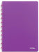 Atoma Trendy schrift, ft A4, 144 bladzijden, geruit 5 mm, transparant paars - OfficeTown