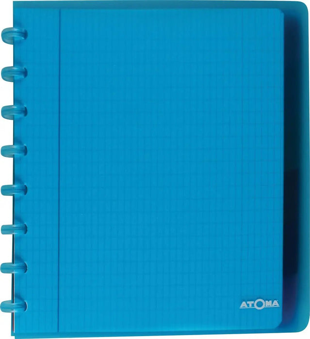 Atoma Trendy schrift, ft A5+, 120 bladzijden, commercieel geruit, met 6 tabbladen, in geassorteerde kleur - OfficeTown