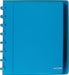 Atoma Trendy schrift, ft A5+, 120 bladzijden, commercieel geruit, met 6 tabbladen, in geassorteerde kleur - OfficeTown