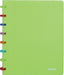Atoma Tutti Frutti schrift, ft A5, 144 bladzijden, commercieel geruit, transparant groen - OfficeTown