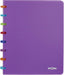 Atoma Tutti Frutti schrift, ft A5, 144 bladzijden, commercieel geruit, transparant paars - OfficeTown